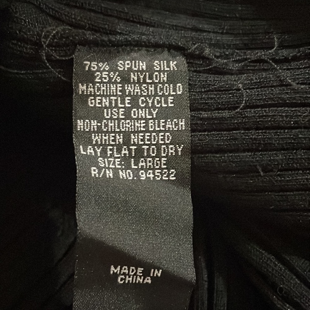 Top Black Brand Say What? Size: L - Picture 5 of 5